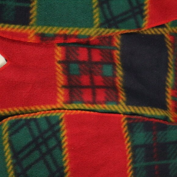 Vtg FASHIONS BY SHELL Dallas Plaid Patchwork Vest - Picture 7 of 13